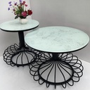 Bàn Trà Sofa Hình Bình Bông - BT9 4