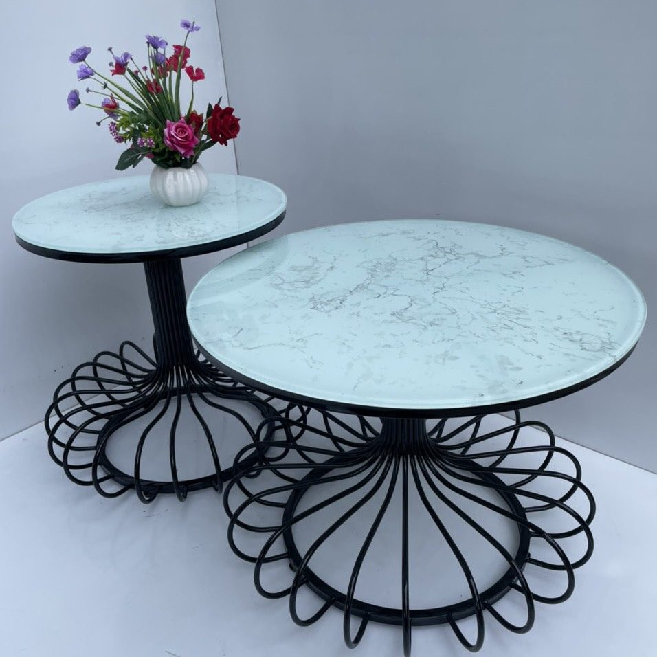 Bàn Trà Sofa Hình Bình Bông - BT9 5