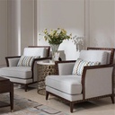 Bàn Trà Sofa Mặt Kính Chân Vàng - BT11 4