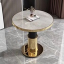 Bàn Trà Sofa Mặt Đá Tiếp Khách Chân Mạ - BT14 5