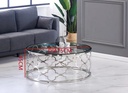 Bàn Trà Sofa Khung Nhôm Hoa Văn - BT16 2