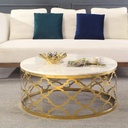 Bàn Trà Sofa Khung Nhôm Hoa Văn - BT16 4