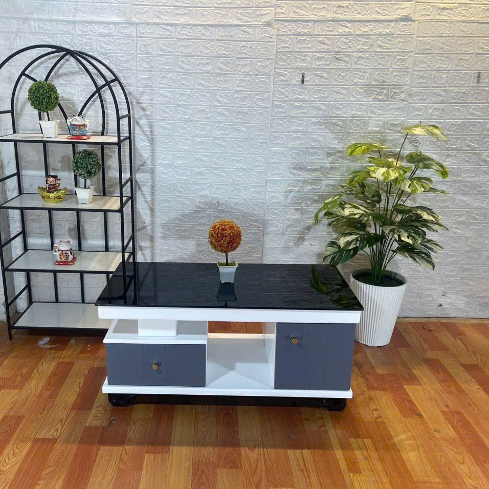 Bàn Trà Sofa Mặt Kính Có Hộc Đa Năng - BT23 2