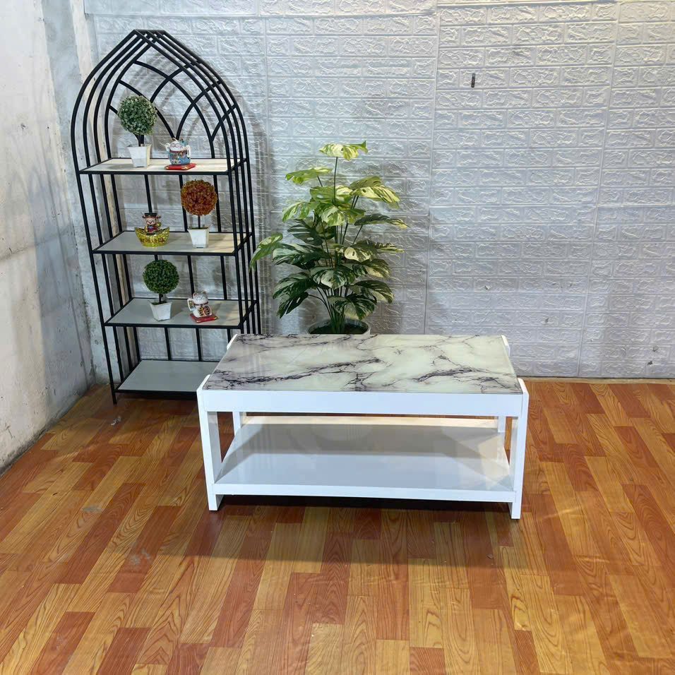 Bàn Trà Sofa Chữ Nhật Mặt Đá 2 Tầng - BT24 2