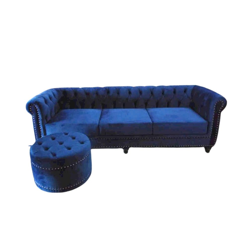 [SF32] Ghế Sofa Bọc Vải Nhung Cổ Điển - SF32