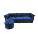 [SF32] Ghế Sofa Bọc Vải Nhung Cổ Điển - SF32