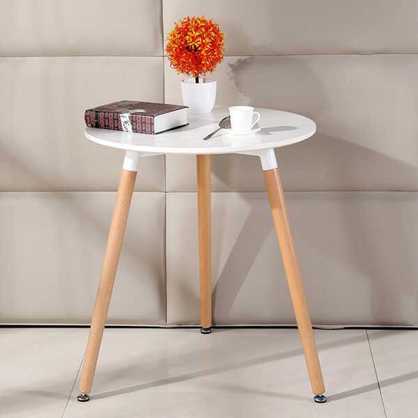 [(2608] Bàn Cà Phê Eames 3 Chân Mặt Trắng - BCF3