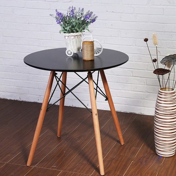 Bàn Cà Phê Eames Đen 4 Chân - BCF5 4