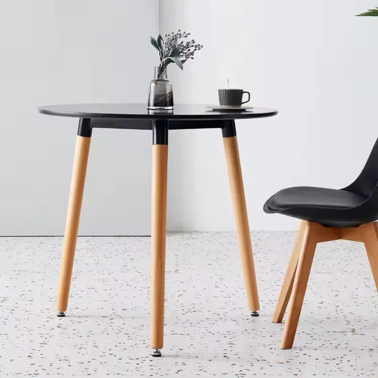 Bàn Cà Phê Eames 3 Chân Màu Đen - BCF6 3