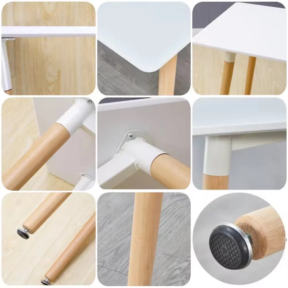 Bàn Cà Phê Eames Màu Đen Vuông - BCF7 2