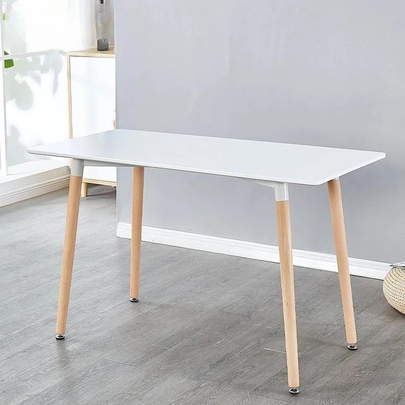 Bàn Cà Phê Chữ Nhật Chân Gỗ - BCF9 5