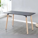 [(2608] Bàn Cà Phê Chữ Nhật Chân Gỗ - BCF9