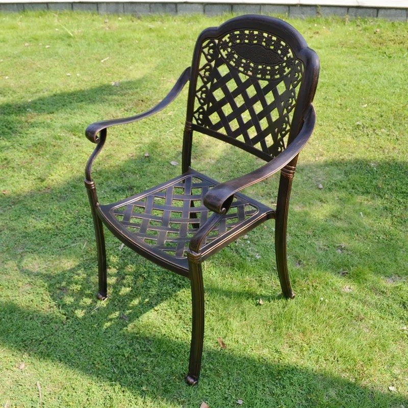 Ghế Sân Vườn Nhôm Đúc Có Tay Vịn - SV8 4