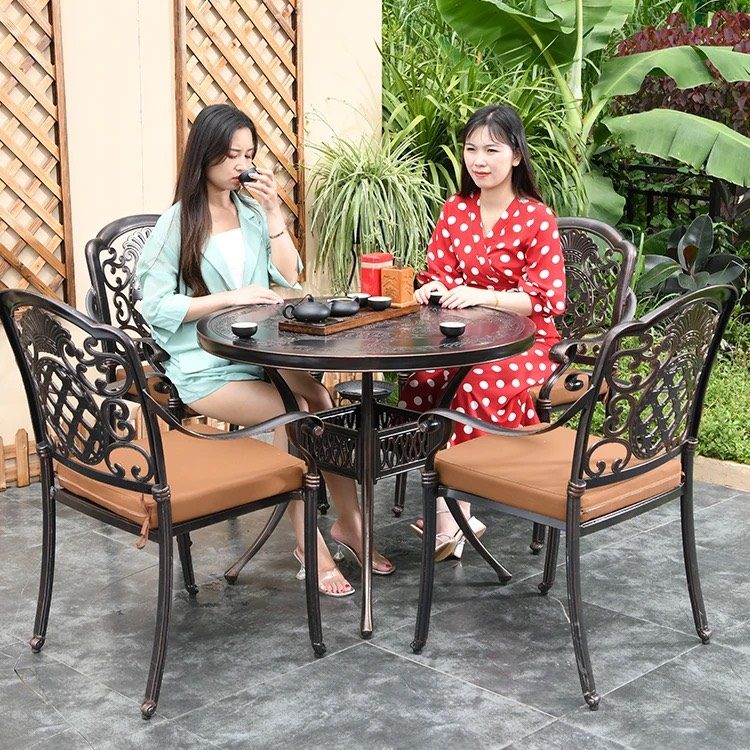 Ghế Sân Vườn Ngoài Trời Nhôm Đúc - SV9 3