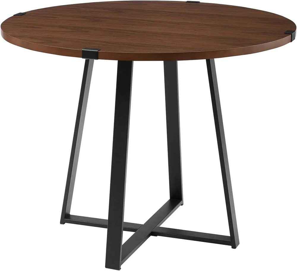 Bàn Cà Phê Tròn Gỗ Chân Sắt - BCF18 2