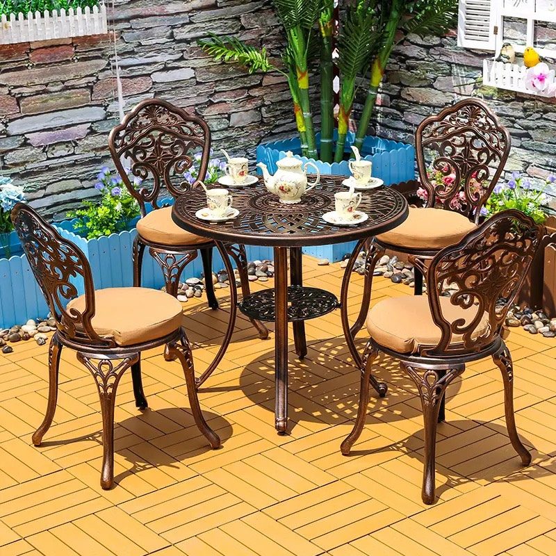 Ghế Sân Vườn Sắt Mỹ Thuật Ngoài Trời - SV11 4