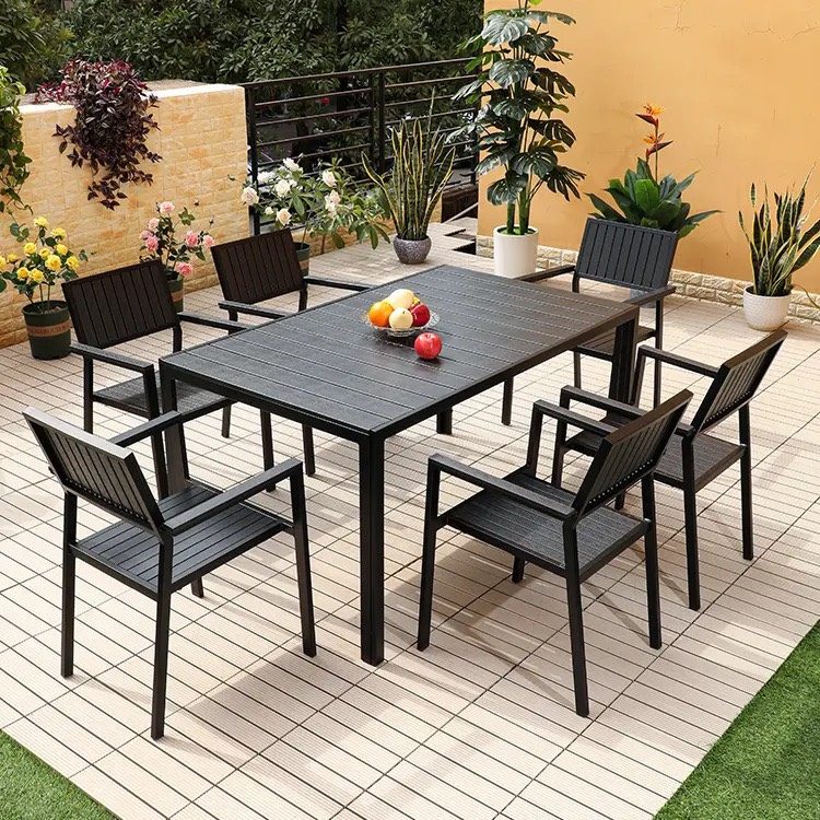 [TMCF32] Ghế Sân Vườn Composite Ngoài Trời Chữ Nhật - SV18