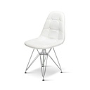 Ghế Cà Phê Eames Bọc Da Cúc Chân Sắt - CF29 4