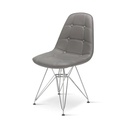 [CF29] Ghế Cà Phê Eames Bọc Da Cúc Chân Sắt - CF29