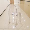 Ghế CaFe Nhựa Trong Suốt Không Tay - CF31 1