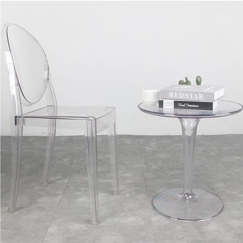Ghế CaFe Nhựa Trong Suốt Không Tay - CF31 2