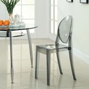 Ghế CaFe Nhựa Trong Suốt Không Tay - CF31 4
