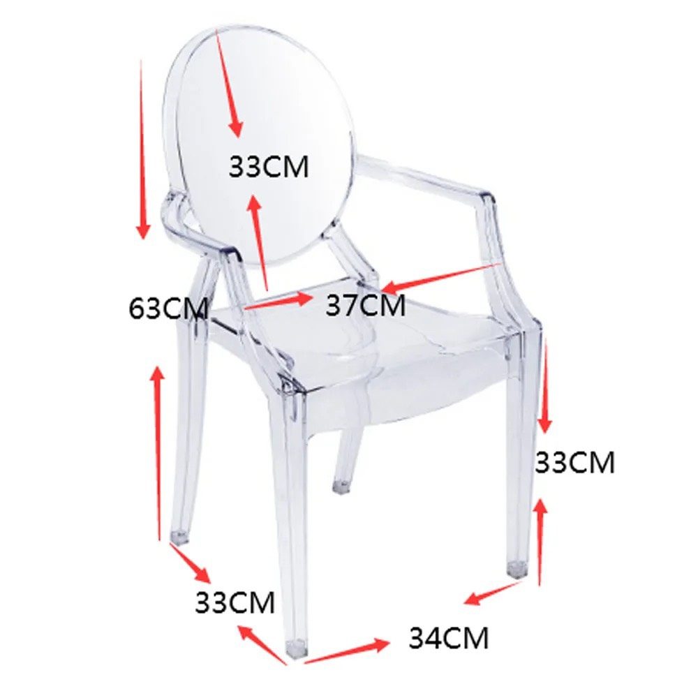 Ghế Cà Phê Trong Suốt Cao Cấp - CF36 3