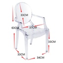 Ghế Cà Phê Trong Suốt Cao Cấp - CF36 3