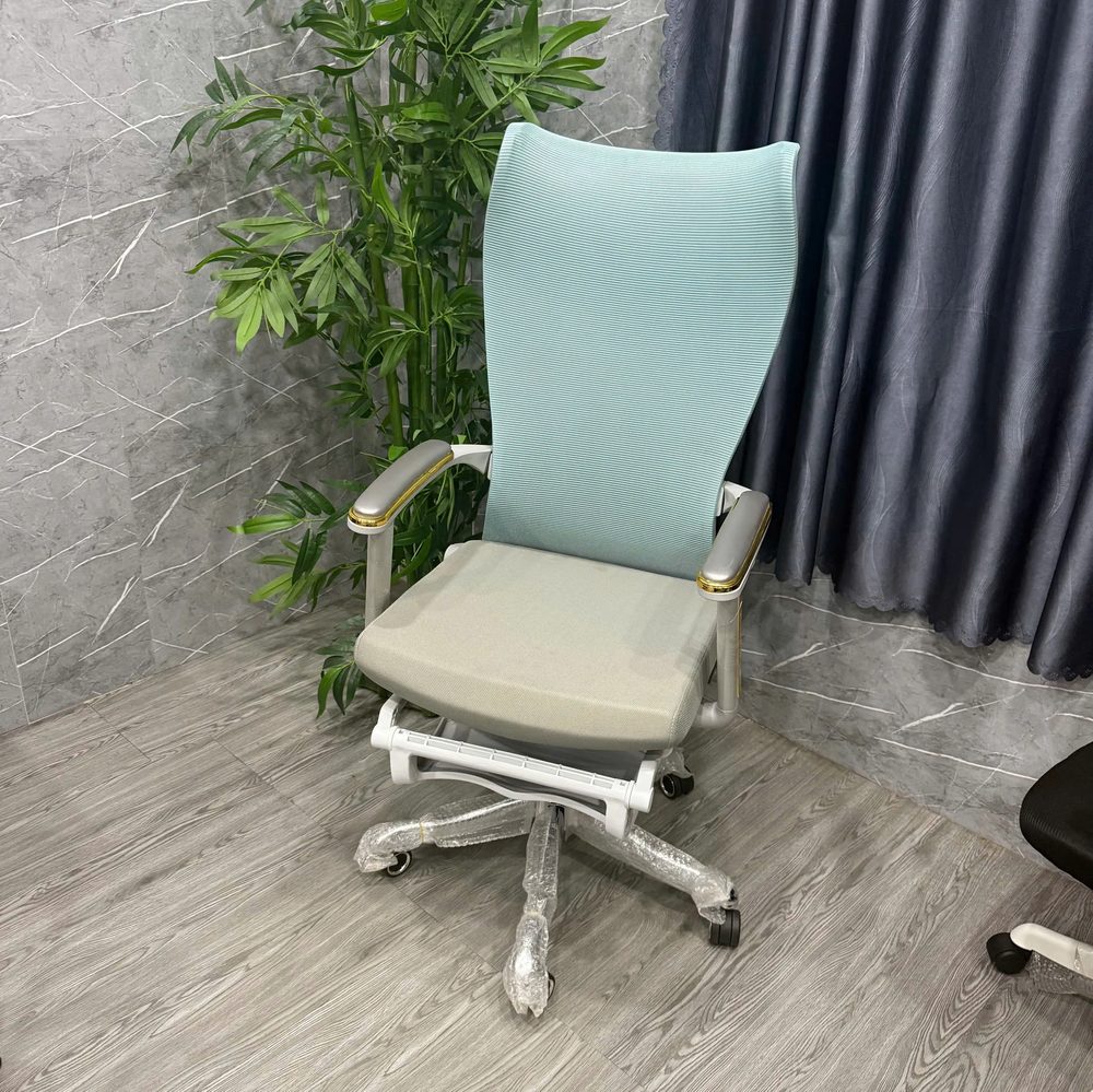 Ghế Làm Việc Xoay Lưng Cao Tay Vịn Vàng Đẳng Cấp - GX79 3