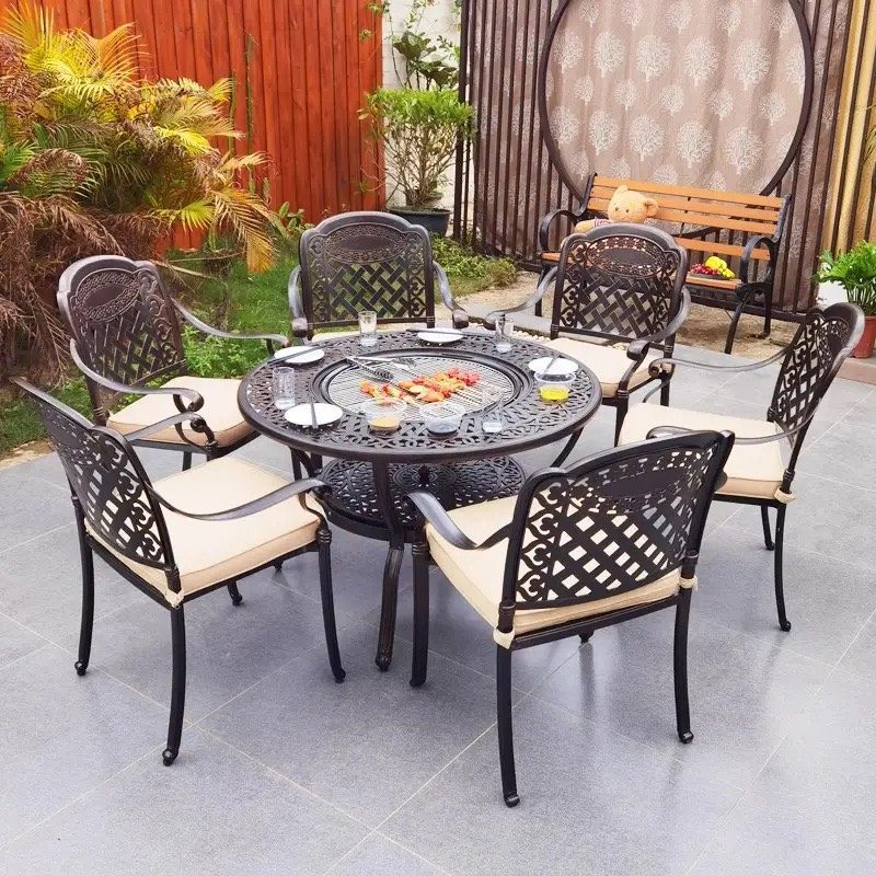 [TMCF52] Bộ Bàn Ghế Sân Vườn Biệt Thự - SV38