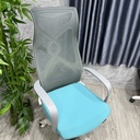 Ghế Xoay Văn Phòng Lưng Lưới Xanh Có Kê Chân Thư Giãn – GX78 1