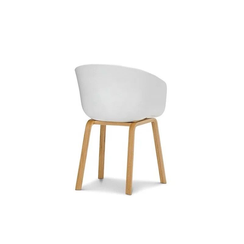 Ghế Cà Phê Bọc Nệm Chân Gỗ - CF47 1