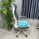 Ghế Xoay Văn Phòng Lưng Lưới Xanh Có Kê Chân Thư Giãn – GX78 5