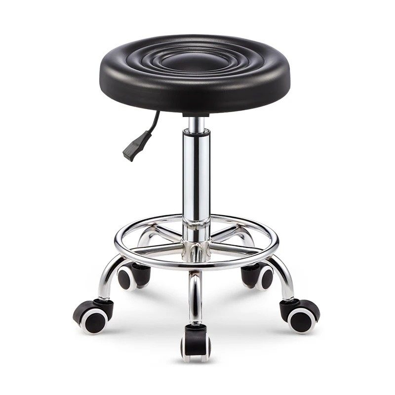 [TMCF114] Ghế Cà Phê Đôn Da Có Chân Bánh Xe - CF50