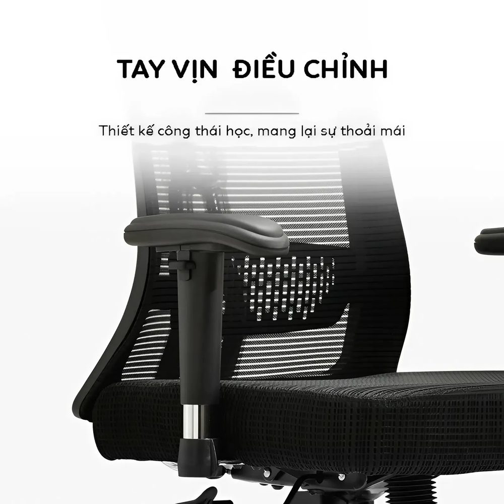 Ghế Lưới Công Thái Học Với Tựa Đầu Điều Chỉnh - CTH29 1
