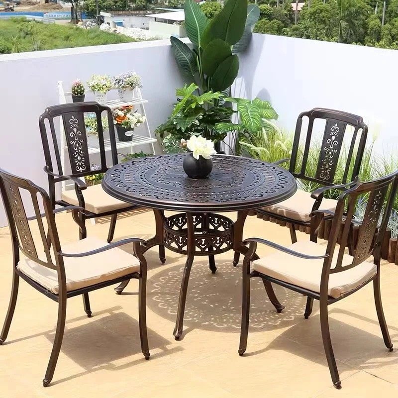 Bàn Sân Vườn Nhôm Đúc Ngoài Trời Nhập Khẩu - SV44 1
