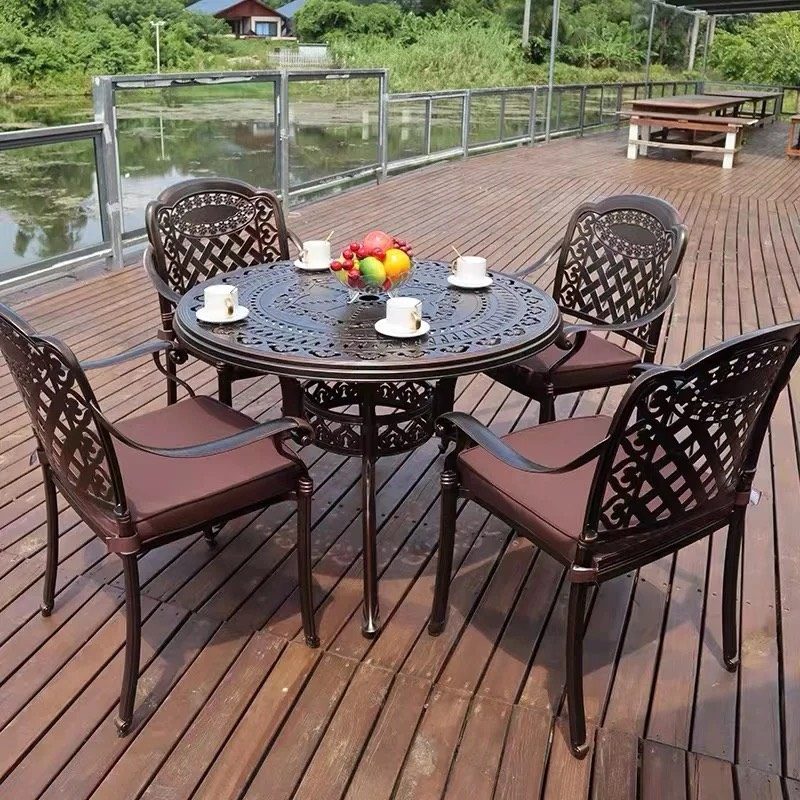 Bàn Sân Vườn Nhôm Đúc Ngoài Trời Nhập Khẩu - SV44 2