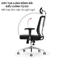 Ghế Lưới Công Thái Học Với Tựa Đầu Điều Chỉnh - CTH29 5