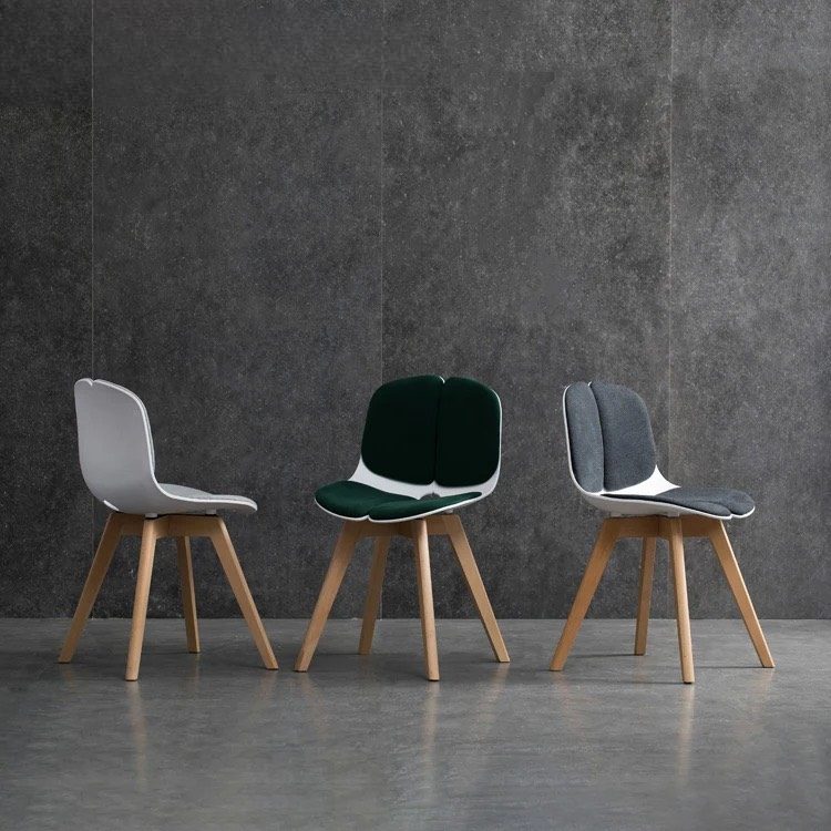 Ghế Cà Phê Eames 4 Múi Chân Gỗ - CF54 4