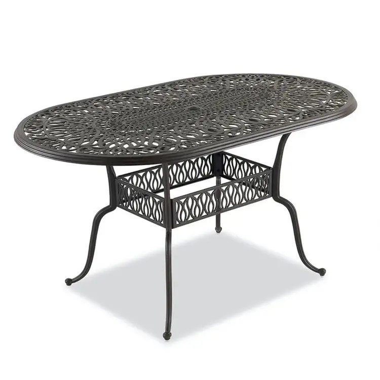 Bàn Sân Vườn Nhôm Đúc Oval Cao Cấp - SV53 3