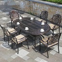 Bàn Sân Vườn Nhôm Đúc Oval Cao Cấp - SV53 4