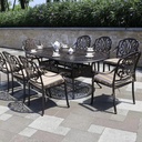 Bộ Bàn Ghế Sân Vườn Nhôm Đúc- SV54 4