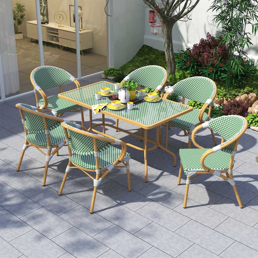 Bộ Bàn Ghế Sân Vườn Giả Mây 6 Ghế - SV55 3