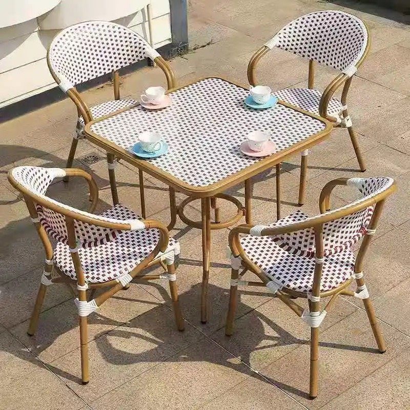 Bộ Bàn Ghế Sân Vườn Giả Mây 4 Người - SV56 2