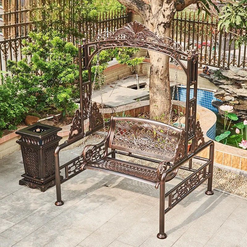 Xích Đu Sân Vườn Nhôm Đúc Nhập Khẩu - SV63 4