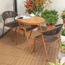 Bộ Bàn Ghế Sân Vườn Nan Mây Hiện Đại - SV67 1