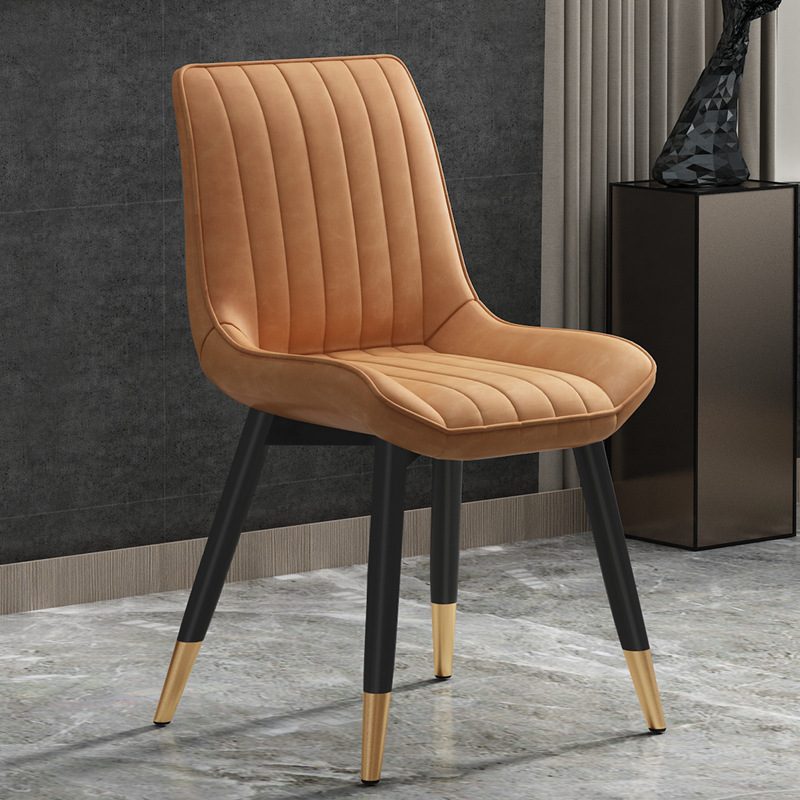 Ghế Ăn Loft Trám Sọc Bọc Da - GA1 5