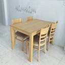 Bộ Bàn Ăn Gia Đình 4 Ghế Màu Tự Nhiên - BGA6 2