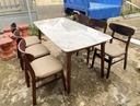 Bộ Bàn Ăn Gia Đình Giả Đá 6 Ghế Gỗ - BGA9 2