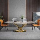 Bàn Ăn Gia Đình Chân Chữ X Đá Ceramic - BA12 5